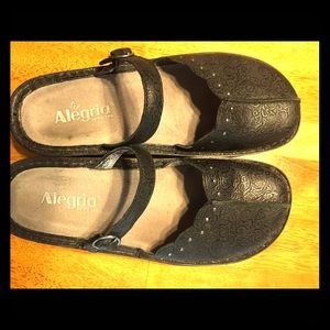 Algeria Leather Mary Janes-Black-SZ-41/10.5-US